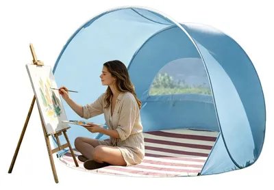 Productafbeelding van Draagbare Strandschaduw voor Buitenactiviteiten
