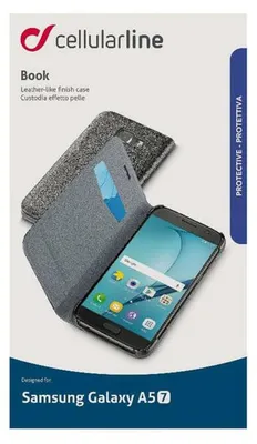 Produktbild von Cellularline Book - Galaxy A5 (2017), Folio, Samsung, Galaxy A5 (2017), Schwarz