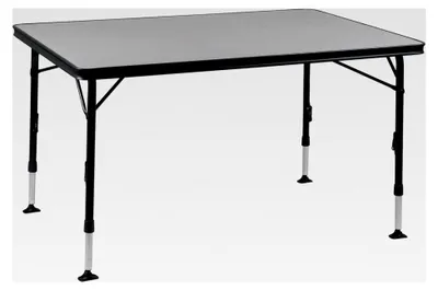 Produktbild von Tisch aus Aluminium, schwarz, 130 x 85 cm