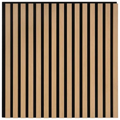 Image de Panneaux muraux vidaXL, lot de 8, aspect naturel, 60,5 x 60 cm