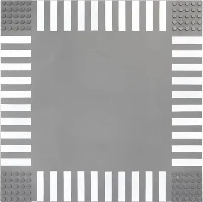 Produktbild von Open Bricks Streetplate 32x32 crossing 0 0 STK