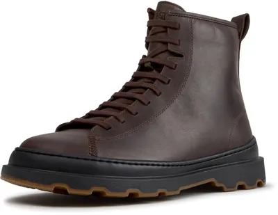 Image de Botte de randonnée Brutus+ pour hommes, modèle Mid, couleur marron foncé, taille 44 (EU)