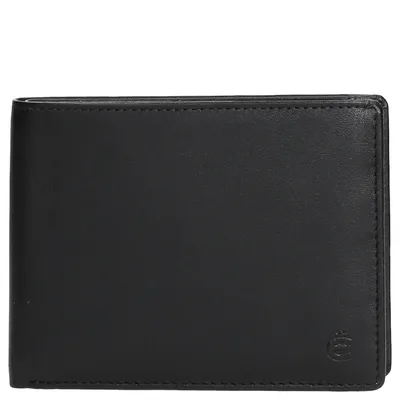 Produktbild von Esquire Leder Kartenetui Logo Billfold Wallet Black schwarz