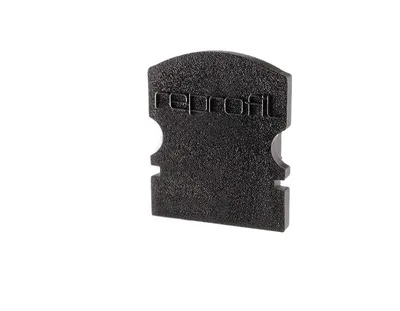Produktbild von Deko-Light Profil Endkappe - Endkappe F-AU-02-08, Set 2 Stk, Kappe, Schwarz, Kunststoff, Deko-Light, 1 g, 14 mm