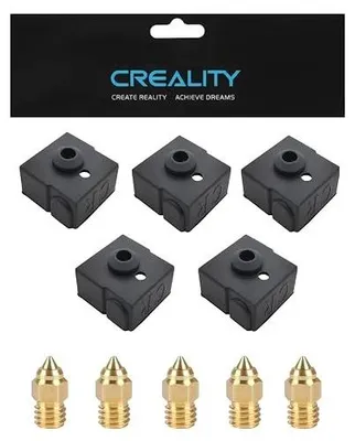 Zdjęcie produktu dla Dysze drukarki 3D 0 4 mm mosiądz zestaw 5 szt do ender 3