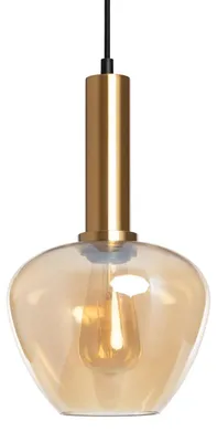 Produktbild von Pendelleuchte Metall und Glas Daira Bernstein