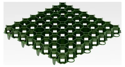 Produktbild von Rasengitterplatten 50x50x4 cm - grün - 20 Stück