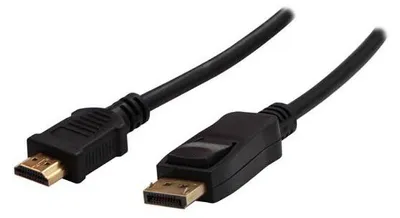 Obrázek produktu pro Logo Video kabel DisplayPort samec - HDMI samec 1m černá