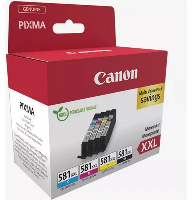 Produktbild von Canon CLI-581XXL BK/C/M/Y Multipack