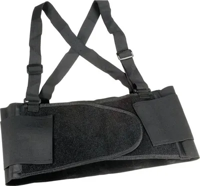 Image de Ceinture de soutien dorsal SAFEBELT taille XL,119-142cm noir TECTOR