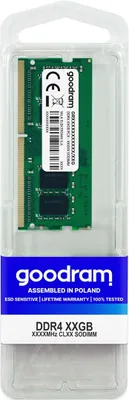 Obrázek produktu pro Goodram GR2400S464L17S/4G paměťový modul 4 GB DDR4 2400 MHz