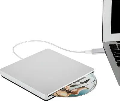 Immagine prodotto di Unità CD/DVD portatile, compatibile con Mac/Windows/Linux, USB-C
