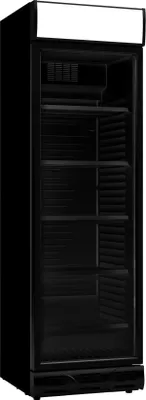 Immagine prodotto di Frigorifero per bevande Combisteel con 1 porta in vetro, con illuminazione a LED e display pubblicitario.