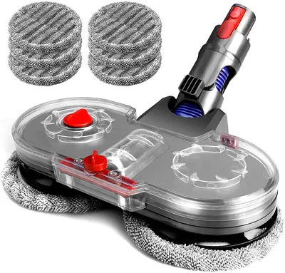 Produktbild von Elektrischer Wischaufsatz mit Wassertank für Dyson V15 V11 V10 V8 V7 Staubsauger, Einschließlich 3 Sätze von Wischpads