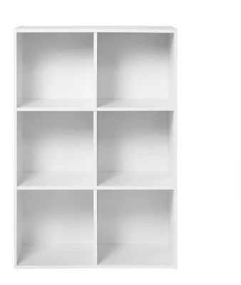 Image de CALICOSY - Étagère de rangement 6 cases - H91,5 x L61,5 cm