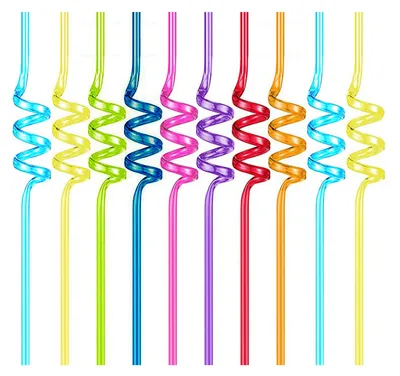 Produktbild von 10 Stück Trinkhalme, bissfest, biegsam, BPA-frei, lebensmittelecht, robust, Kunstkristall, sicher, gesund, Trinkhalm, Partygeschenk
