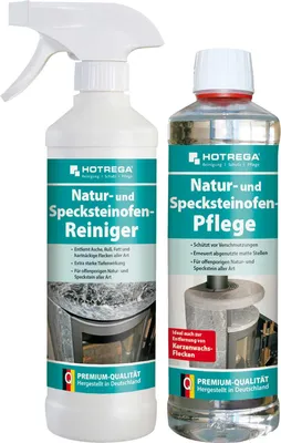 Produktbild von HOTREGA Specksteinofen & Natursteinofen Reiniger & Pflege, Ofenreinigung, Specksteinofenpflege