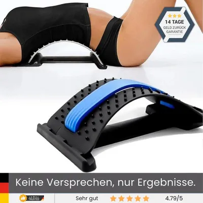 Produktbild von SmartBack Rückenstrecker – Rückendehner mit 3 Stufen & 88 Noppen, bis 150 kg