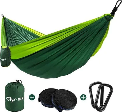 Produktbild von Ultraleichter Outdoor-Hängestuhl mit Stahlkarabiner, 300kg Belastbarkeit