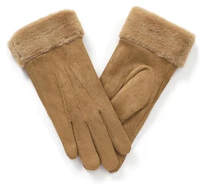 Produktbild von Handschuhe Damen Winter Warm Touchscreen Gefüttert XL Braun