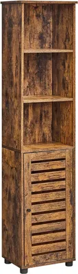 Immagine prodotto di Mobile Bagno - Leobert - Marrone Rustico - 40 X 30 X 167 Cm