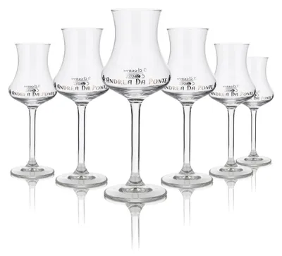 Produktbild von 6x Andrea da Ponte Glas 0,13l Nosingglas Tastingglas Schnapsglas Grappaglas Kelch
