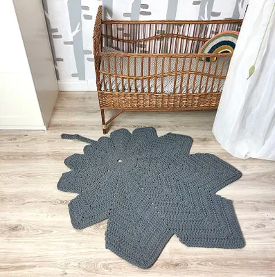 Zdjęcie produktu dla Dywan ze sznurka szary LIŚCIOPAD