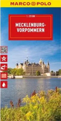 Obrázok produktu pre MARCO POLO Cestovná mapa Nemecko 02 Meklenbursko-Predpomoransko 1:225 000