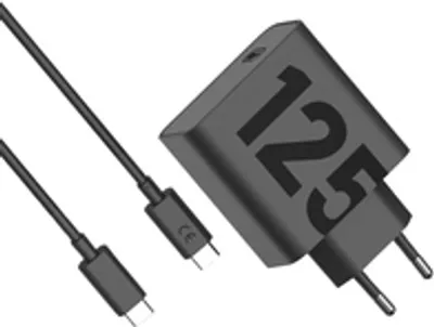 Produktbild von Motorola SJMC1252 TurboPower 125W GaN Fast USBC auf Typ-C Ladegerät schwarz