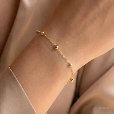 Produktbild von Damen Armkette echt Gold 333 (8kt) 18 cm lang