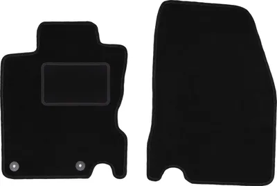 Immagine prodotto di Wielganizator tappetini auto velours anteriori adatto per Nissan Qashqai II J11 (2013-, crossover) neri, set 2 pz, con fissaggi