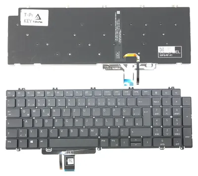 Image de FRANÇAIS - Clavier noir compatible avec Dell Precision 7760