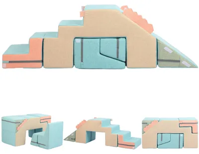 Immagine prodotto di Omgoods - Blocchi da costruzione in schiuma 4-in-1 per bambini