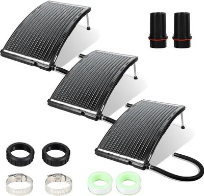 Produktbild von Solar-Heizkörper (schwarz) für Schwimmbad Solarabsorber Schwimmbad-Solarkollektor Schwimmbad-Solarteiler