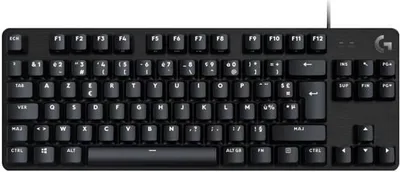 Immagine prodotto di Tastiera da gioco Logitech G413 TKL SE, con cavo, AZERTY, retroilluminata, nera, meccanica tattile, tasti PBT