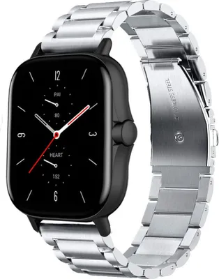 Produktbild von Strap-it Amazfit GTS 2 Titanarmband (Silber)