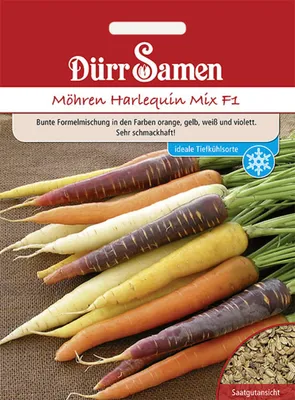 Produktbild von Dürr-Samen - Möhren Harlequin Mix F1 - Saatgut - 4135