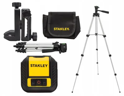 Produktbild von Stanley Cubix STHT77498 Kreuzlinienlaser + Stativset 100 cm, Etui und 2xAA