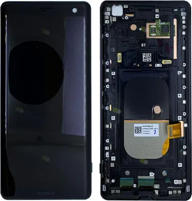 Produktbild von Sony Display LCD mit Rahmen für 1315-5026 Xperia XZ3 Reparatur Schwarz Ersatz