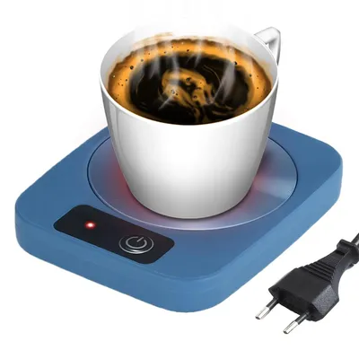 Produktbild von Tassenwärmer 55 °C, Kaffeetassenwärmer mit Aluminiumplatte, Ideal zum Erwärmen von Kaffee, Tee & Milch