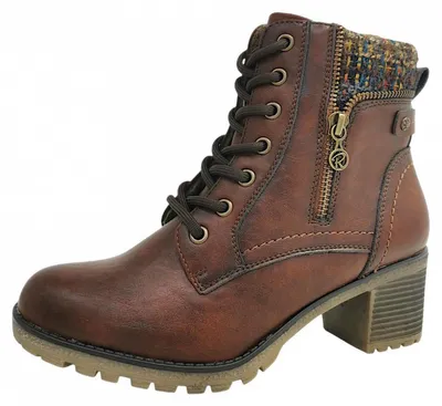Image de Relife - Bottines à lacets pour femmes, couleur marron, style décontracté