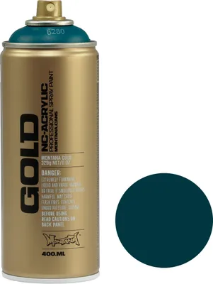 Produktbild von Sprühfarbe Lackspray Petrol Blau Matt Montana Gold 400ml