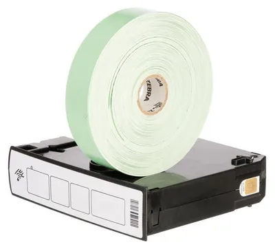 Immagine prodotto di Zebra Z-Band Splash - Bracciale resistente all'acqua - verde - 25,4 x 254 mm 350 etichette (1 rotolo x 350) - per TLP 28XX, G-Series GC420, GK420, GX420, GX-420, GX430, H 2824, LP 28XX, TLP 28XX (10012717-4K)