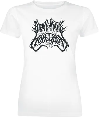 Produktbild von Bring Me The Horizon T-Shirt Damen Black Logo weiß XXL