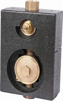 Obrázek produktu pro Js Montageblock Mono, Typ 2"-Koax Mit Bef.-Material,Ig 3/4",Messing