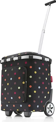 Produktbild von reisenthel Einkaufstrolley Carrycruiser Plus Dots schwarz 52cm