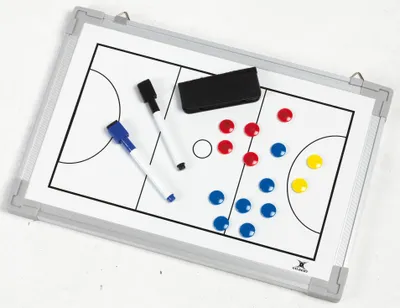 Obrázok produktu pre Tabuľa na taktické rozvrhnutie hry netballu – biela – univerzálna veľkosť – pomôcka pre trénerov