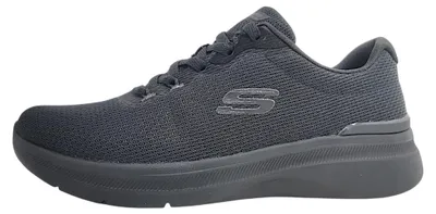 Immagine prodotto di Scarpe da ginnastica Skechers Dynamight 3.0 da donna, ideali per l'allenamento, modello sportivo con lacci, colore nero, adatte anche per il tempo libero
