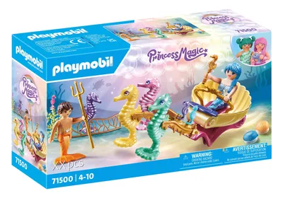 Zdjęcie produktu dla PLAYMOBIL® 71500 - Sea creature with seahorse carriage - PLAYMOBIL® Princess Magic