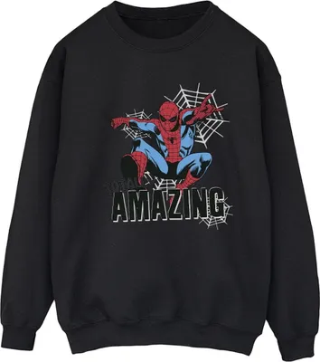 Produktbild von Marvel - "Amazing" Sweatshirt für Damen BI25384 (M) (Schwarz)